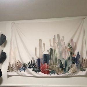 cute succulent tapestry!